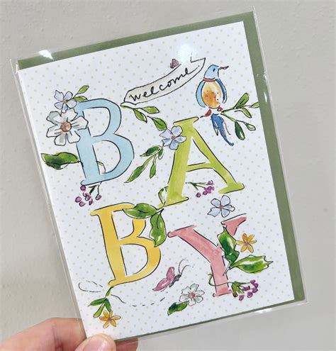 Welcome Baby Greeting Card – Lucy Rose