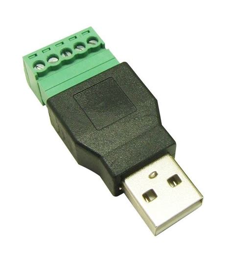 Usb A Connector Male Met Schroef Terminals Domoticx