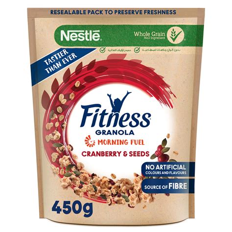 Buy Nestle Fitness Granola Cranberry Cereal 450 G Online In Uae