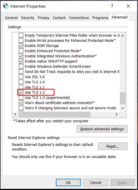 How To Enable Tls In Windows And Old Win Versions