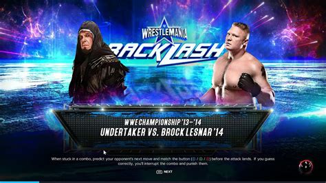 Wwe 2k23 The Undertaker Vs Brock Lesnar Rivalry Resurrected Youtube