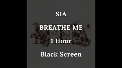 Sia Breathe Me Album Cover