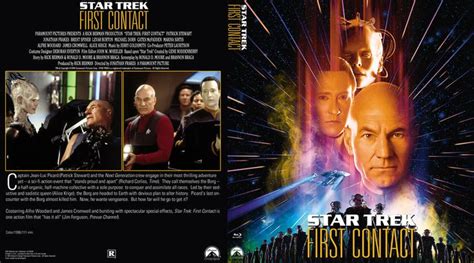 Star Trek First Contact version 1 Blu-ray Custom Cover | Star trek, One ...