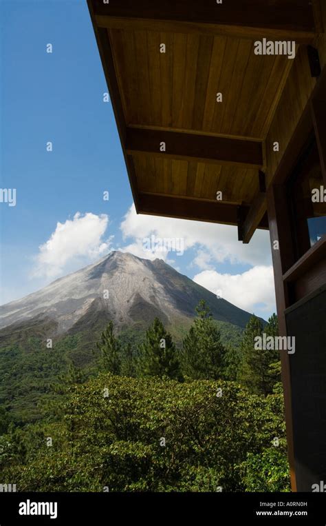 Arenal Volcano from Arenal Volcano Observatory Lodge Costa Rica Central ...