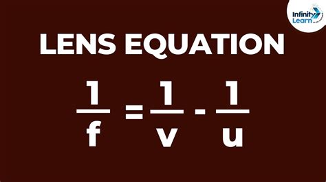 Lens Equation Reflection And Refraction Dont Memorise Youtube