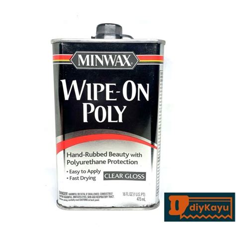 Minwax Wipe-on Poly Clear Gloss 473ml 16oz Wipe On Polyurethane Finish ...