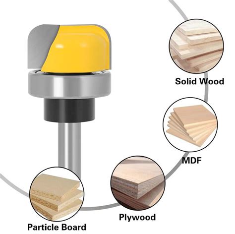 1-1/8" Diameter Bowl & Tray Router Bit - M3Tools