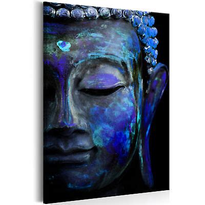 Buddha Figur Zen Asia Orient Vlies Leinwand Dekobilder Wandbilder Xxl