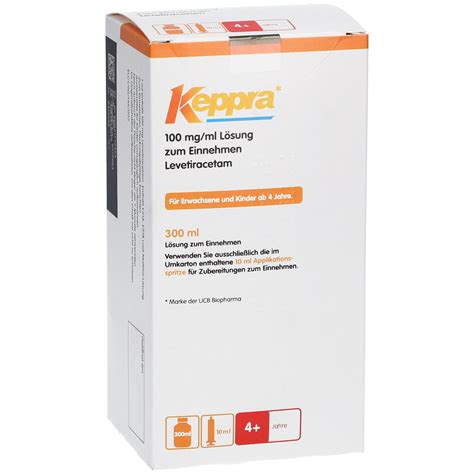 Keppra 100 Mgml 300 Ml Mit Dem E Rezept Kaufen Shop Apotheke