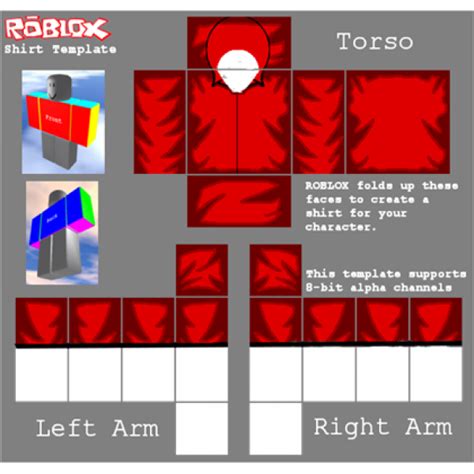 Roblox Tattoo Template