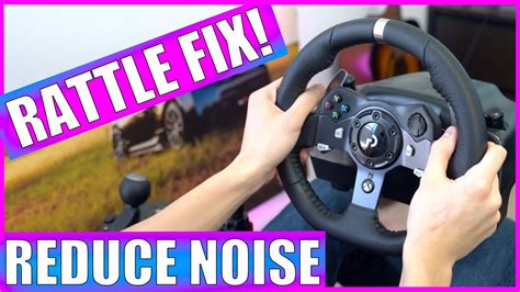 How To Fix Loud Rattling Logitech G29 G920 G923 Steering Wheel In Forza Horizon 5 Youtube