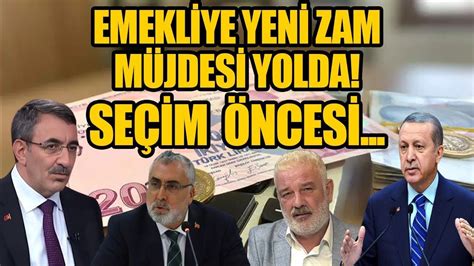 SEÇİM ÖNCESİ SEYYANEN ZAM 12 BİN EMEKLİYE YENİ ZAM MÜJDESİ YOLDA