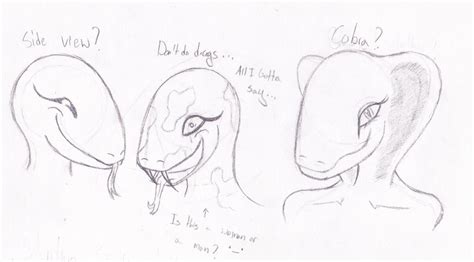 Anthro Snake Heads By Msinsanitydoodles On Deviantart