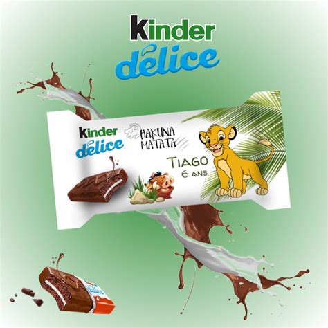 Kinder Delice Personnalis Personnages L Atelier Cr Ations