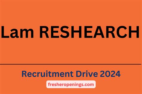 Lam Research Internship Hiring Freshers Stipend Up To Lpa