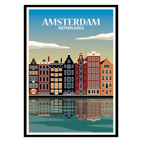 Amsterdam Netherlands Poster | Buy Posters & Art Prints at Posternature.com