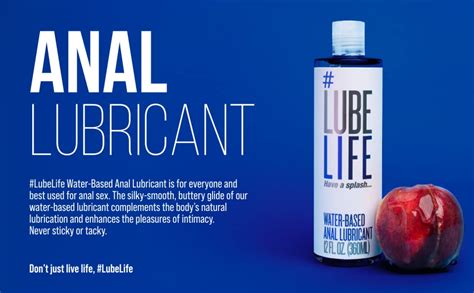 Lube Life Water Based Anal Lubricant Personal Backdoor Lube For Men