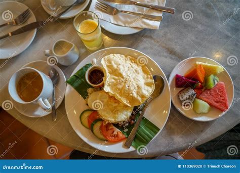 Nasi Lemak, Popular Traditional Malay Breakfast Dish Including Rice ...