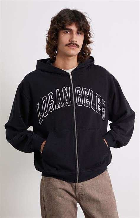 Pacsun Los Angeles Full Zip Hoodie Pacsun