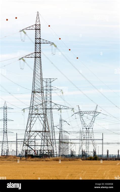 High Tension Tower High Resolution Stock Photography And Images Alamy