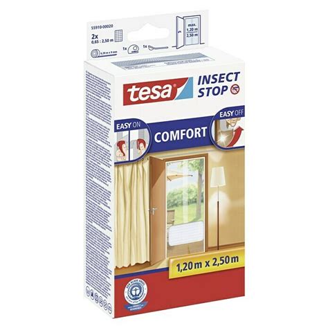 Tesa Insect Stop Insektenschutzgitter Comfort für Türen B x H 120 x