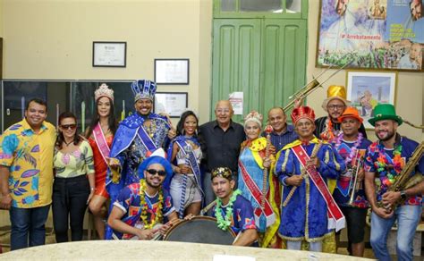 Majestades Do Carnaval De Visitam A Prefeitura De Teresina