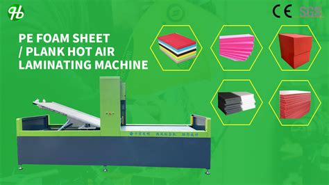 PE Foam Sheet Industrial Laminating Machine Polyethylene Plank Foam