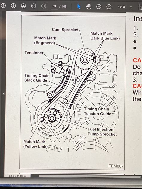 Timing Chain Match Marks Patrol 4x4 Nissan Patrol Forum