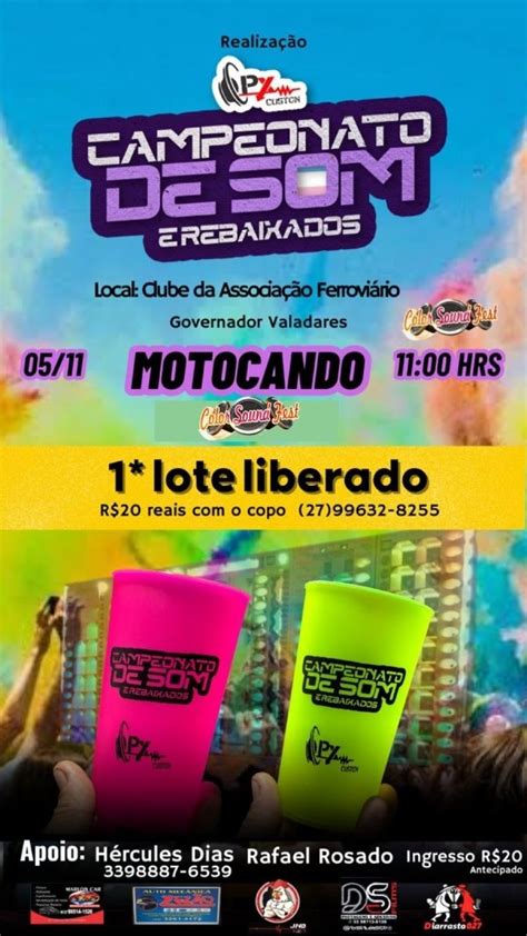 Campeonato De Som Rebaixados E Motos Color Sound Fest Em Governador