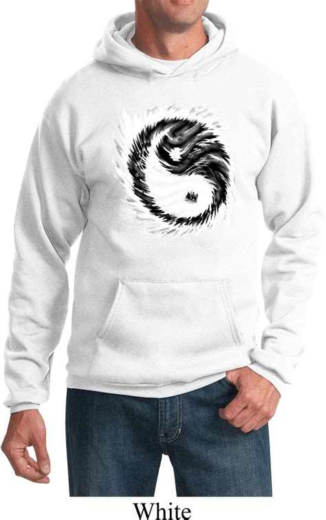 Mens Yoga Hoodie Yin Yang Sun Hoody Yin Yang Sun Mens Yoga Shirts