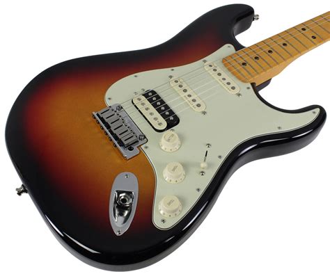 Fender American Ultra Stratocaster HSS, Maple, Ultraburst | Humbucker Music