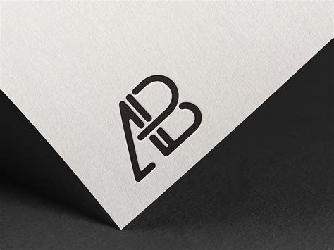 Embossed Logo Mockup