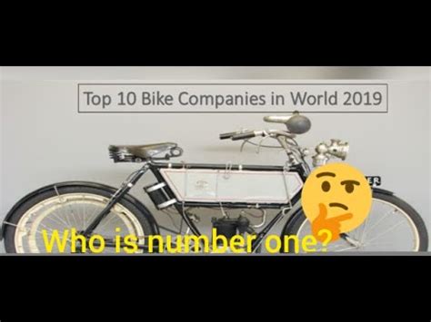 Top Bike Companies In World Youtube