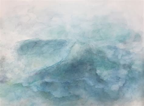 Calm Seas - Contemporary Abstract Landscape Painting | Samantha Kaplan