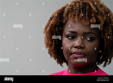 White House Press Secretary Karine Jean Pierre Speaks During The Daily