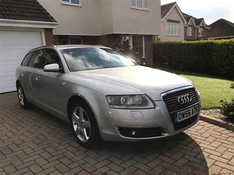 Silver Audi A6 Avant Estate Quattro 27 2007 In Mumbles Swansea