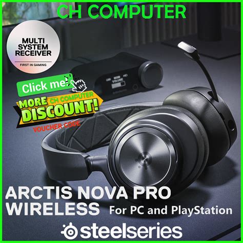 Steelseries Arctis Nova Pro Wireless Multi System Gaming Headset