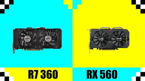 Amd Radeon R7 360 Vs Rx 560 Tested In 7 Games Youtube