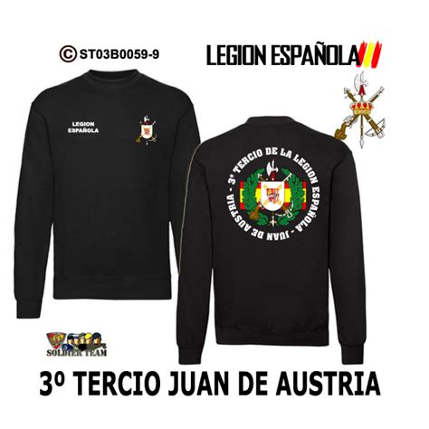 Sudadera ES 3º Tercio Juan de Austria Legión TotemTeams