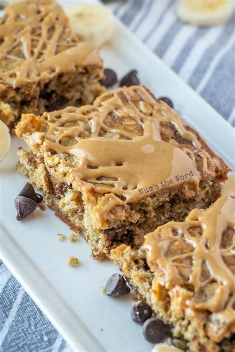 Peanut Butter Oatmeal Breakfast Bars Are A Great Way To Use Up Ripe