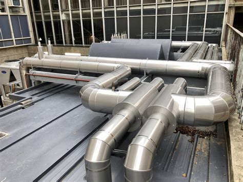 Aluminum Cladding On Airconditioning Pipes And Ducts Experts At