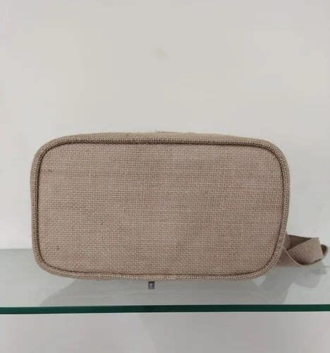 Brown Plain Jute Lunch Box Bag Size Dimension 18x24x10 Cm At Rs 120