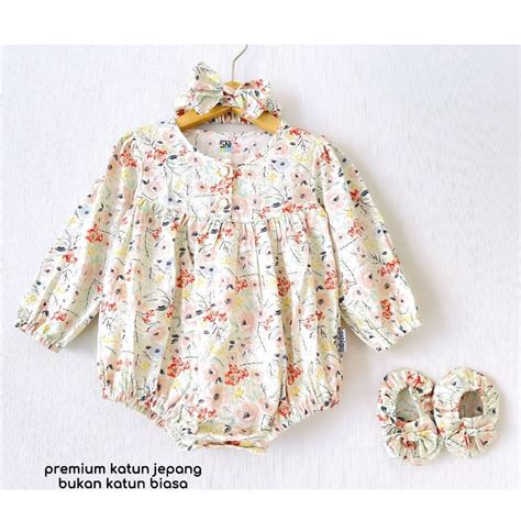 Jual Baju Bayi Newborn M Jumper Bayi Perempuan Set Pakaian Bayi