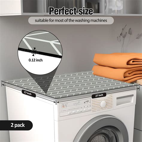 2pcs Washer And Dryer Covers For The Top 27 X 27 Anti