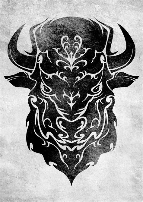 Tribal Bison :: Behance