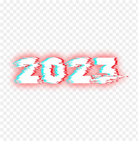 2023 3d Effect Glitch Text Png Image Id 485317 Png Free Png Images