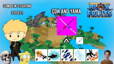 Shot Combo In All V Fighting Styles Using Cdk Bloxfruits Youtube