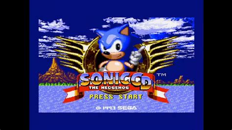 Sonic Cd Title Screen European Pal Version Youtube