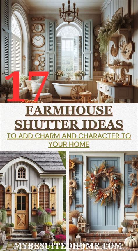 17 Farmhouse Shutter Ideas to Add Charm and Character to Your Home ...