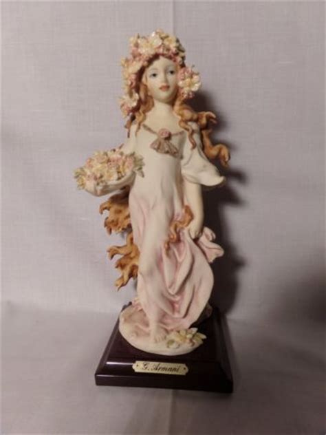 G Armani Figurine 1986 Florence 8in Capodimonte Retired 4 Seasons Spring Flower Antique Price